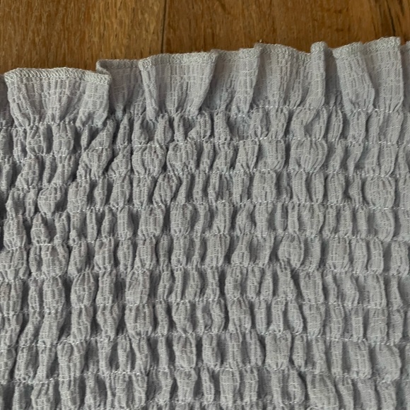 LAVENDER RUCHED TUBE TOP - Picture 3 of 3